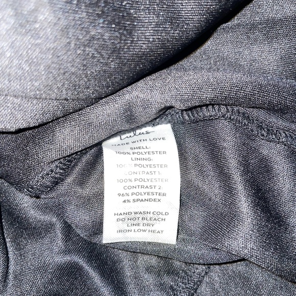 Lulu's Fabulous Charm Black Sleeveless Rosette Trumpet Hem Midi Dress - Picture 8 of 9